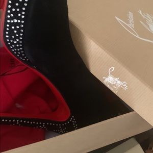 Louboutin High hills, suede, size 7.5 /38